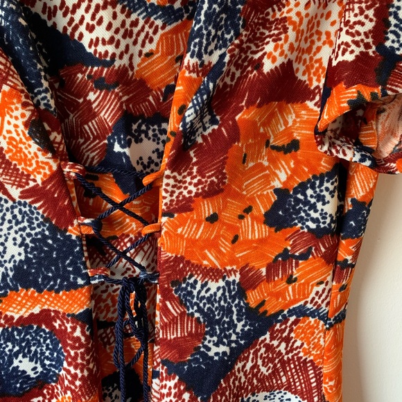 Vintage Lace-Up Maxi Dress - Picture 3 of 4